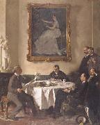 Sir William Orpen Park Lane Interior oil on canvas